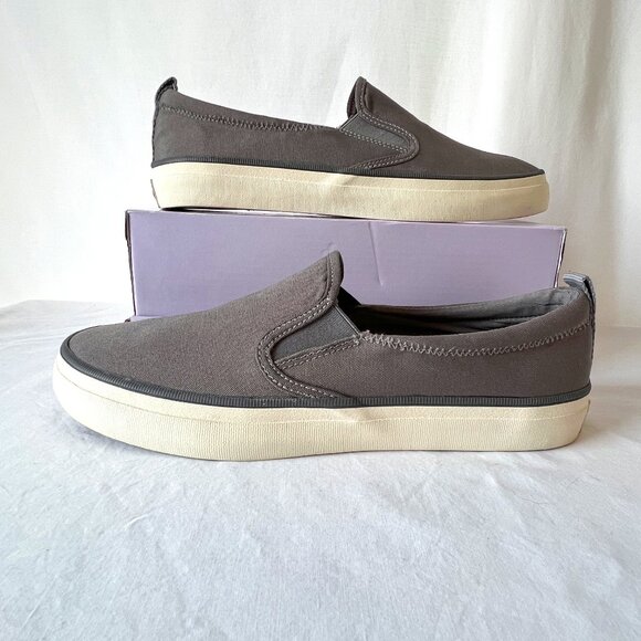 New Sperry Women's Grey Crest Twin Gore Seacycled Slip On Sneakers, Size 10 - Picture 13 of 14